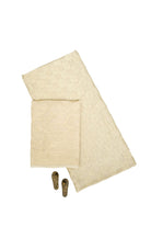 Cream Booti Khaddi Georgette Handloom Banarasi Suit - Sacred Weaves
