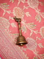 Pink Rangkat Jaal Khaddi Georgette Handloom Banarasi Saree - Sacred Weaves