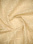 Cream Zari Cotton Saree - Sacred Weaves
