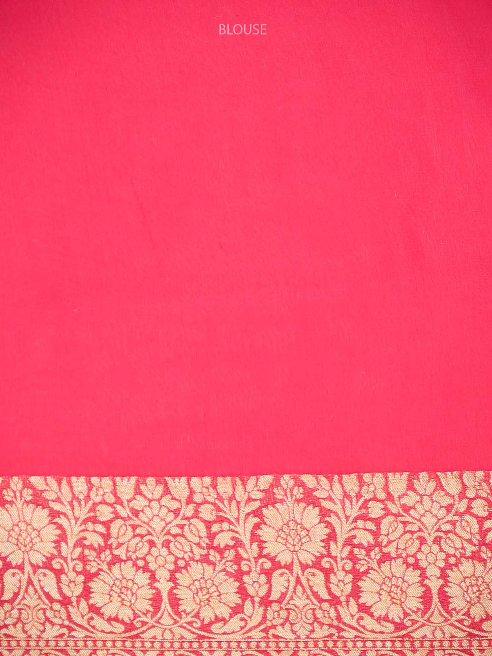 Coral Pink Jaal Khaddi Georgette Handloom Banarasi Saree - Sacred  Weaves