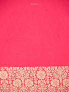 Coral Pink Jaal Khaddi Georgette Handloom Banarasi Saree - Sacred  Weaves