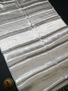 Pastel Blue Tissue Brocade Handloom Banarasi Saree - Sacred Weaves