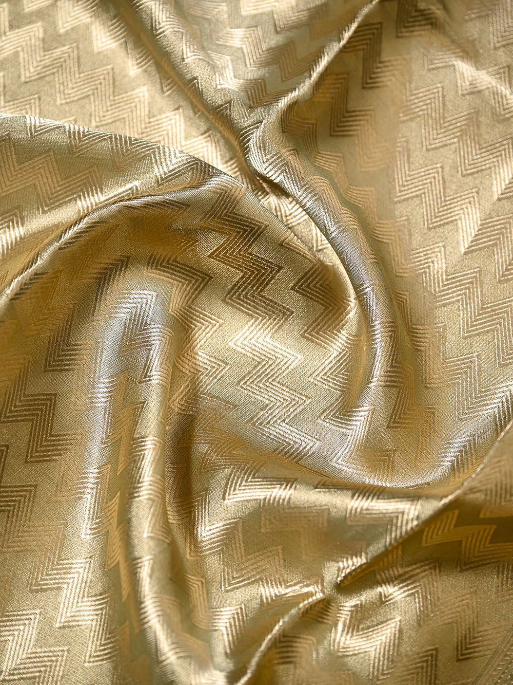 Mint Green Tissue Brocade Handloom Banarasi Saree - Sacred Weaves