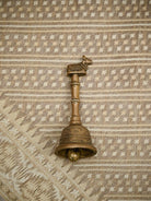 Light Brown Zari Cotton Saree - Sacred Weaves