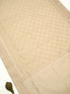 Cream Zari Cotton Saree - Sacred Weaves