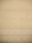 Cream Zari Cotton Saree - Sacred Weaves