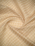 Cream Zari Cotton Saree - Sacred Weaves
