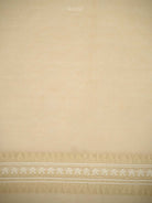 Cream Zari Cotton Saree - Sacred Weaves