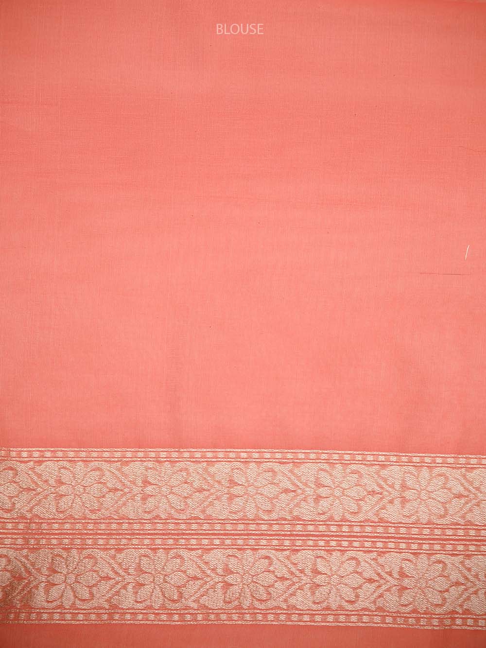 Pastel Pink Zari Cotton Saree - Sacred Weaves