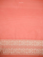 Pastel Pink Zari Cotton Saree - Sacred Weaves