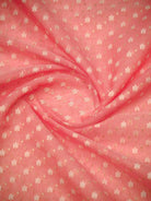 Pastel Peach Zari Cotton Saree - Sacred Weaves