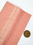 Pastel Pink Zari Cotton Saree - Sacred Weaves