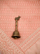 Pastel Pink Zari Cotton Saree - Sacred Weaves