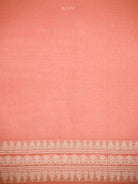 Pastel Pink Zari Cotton Saree - Sacred Weaves