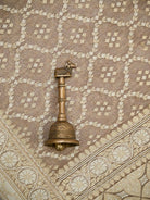 Light Brown Zari Cotton Saree - Sacred Weaves