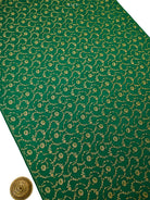 Green Jaal Crepe Silk Handloom Banarasi Suit - Sacred Weaves