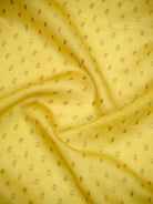 Yellow Booti Cotton Silk Handloom Banarasi Suit - Sacred Weaves