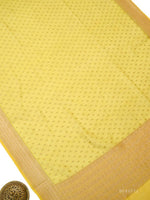 Yellow Booti Cotton Silk Handloom Banarasi Suit - Sacred Weaves
