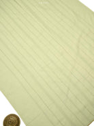 Pista Green Chanderi Silk Handloom Banarasi Suit - Sacred Weaves