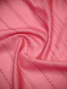 Pink Printed Chanderi Silk Handloom Banarasi Suit - Sacred Weaves