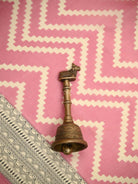 Pink Printed Chanderi Silk Handloom Banarasi Suit - Sacred Weaves
