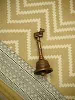 Beige Printed Chanderi Silk Handloom Banarasi Suit - Sacred Weaves