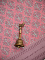 Pink Printed Chanderi Silk Handloom Banarasi Suit - Sacred Weaves