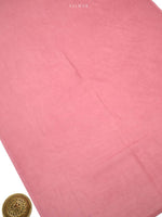 Pink Printed Chanderi Silk Handloom Banarasi Suit - Sacred Weaves