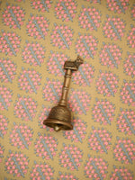 Dark Beige Printed Chanderi Silk Handloom Banarasi Suit - Sacred Weaves