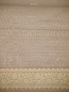 Light Brown Zari Cotton Saree - Sacred Weaves