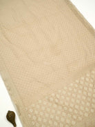 Cream Zari Cotton Saree - Sacred Weaves