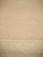 Cream Zari Cotton Saree - Sacred Weaves