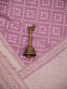 Lilac Zari Cotton Saree - Sacred Weaves