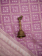 Lilac Zari Cotton Saree - Sacred Weaves