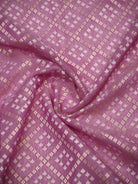 Lilac Zari Cotton Saree - Sacred Weaves