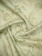 Mint Green Booti Cotton Silk Handloom Banarasi Suit - Sacred Weaves