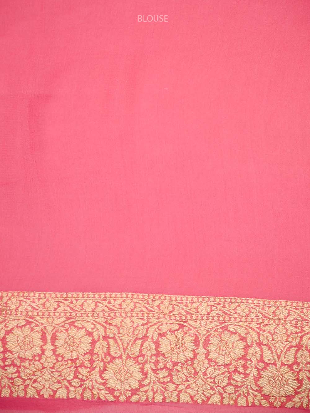 Pastel Pink Jaal Khaddi Georgette Handloom Banarasi Saree - Sacred Weaves