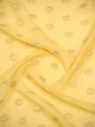 Yellow Booti Khaddi Georgette Handloom Banarasi Suit - Sacred Weaves