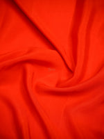 Red Plain Crepe Silk Handloom Banarasi Saree - Sacred Weaves