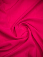 Magenta Plain Crepe Silk Handloom Banarasi Saree - Sacred Weaves
