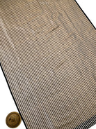 Black Grey Satin Brocade Silk Handloom Banarasi Suit - Sacred Weaves