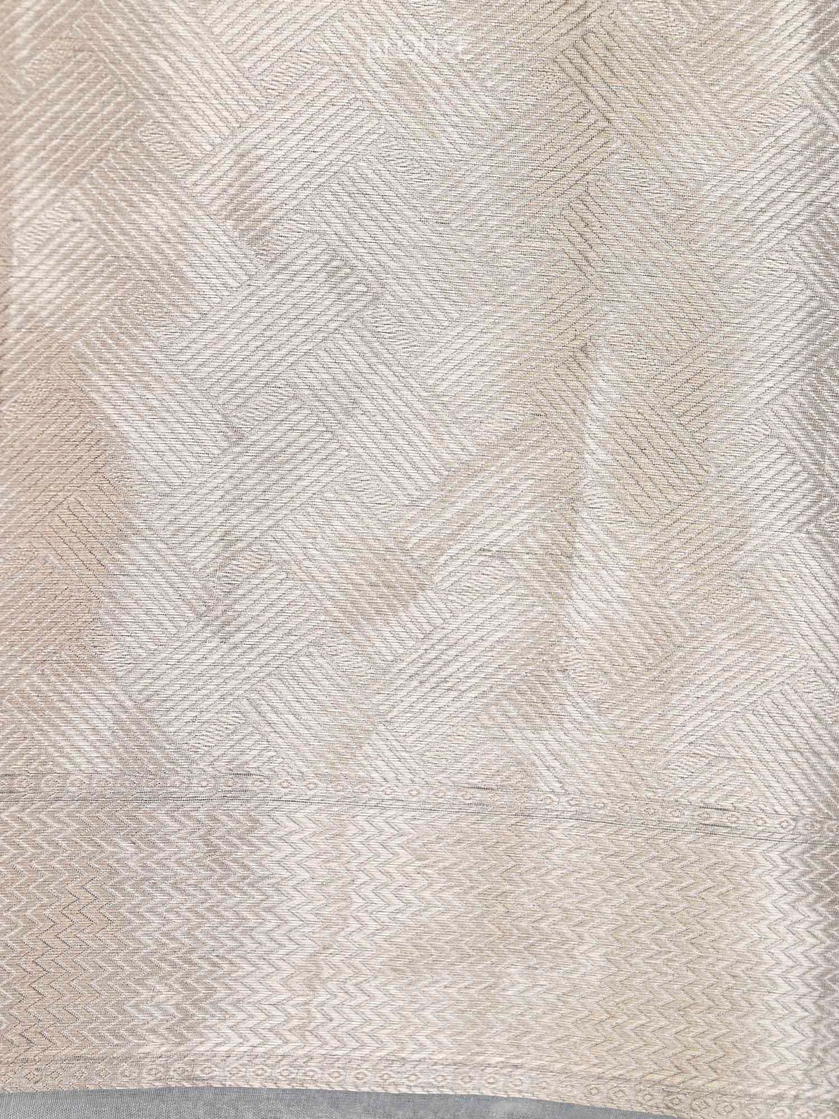Grey Tissue Rangkat Handloom Banarasi Saree - Sacred Weaves
