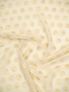 Cream Booti Khaddi Georgette Handloom Banarasi Suit - Sacred Weaves