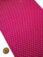 Dark Pink Booti Crepe Silk Handloom Banarasi Suit - Sacred Weaves