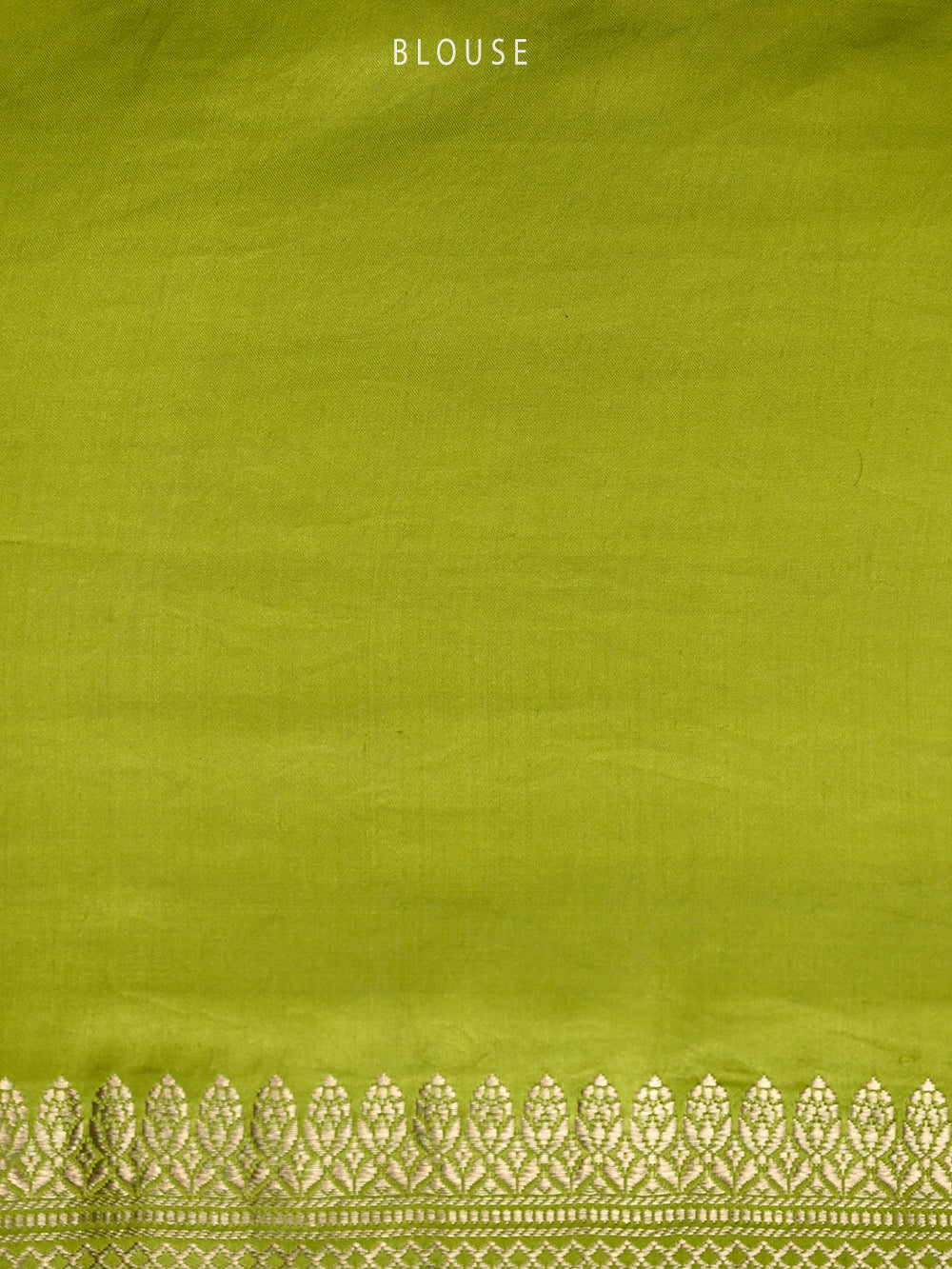 Parrot Green Boota Satin Silk Handloom Banarasi Saree - Sacred Weaves