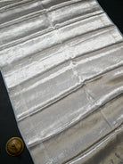 Pastel Sky-blue Tissue Brocade Handloom Banarasi Saree - Sacred Weaves