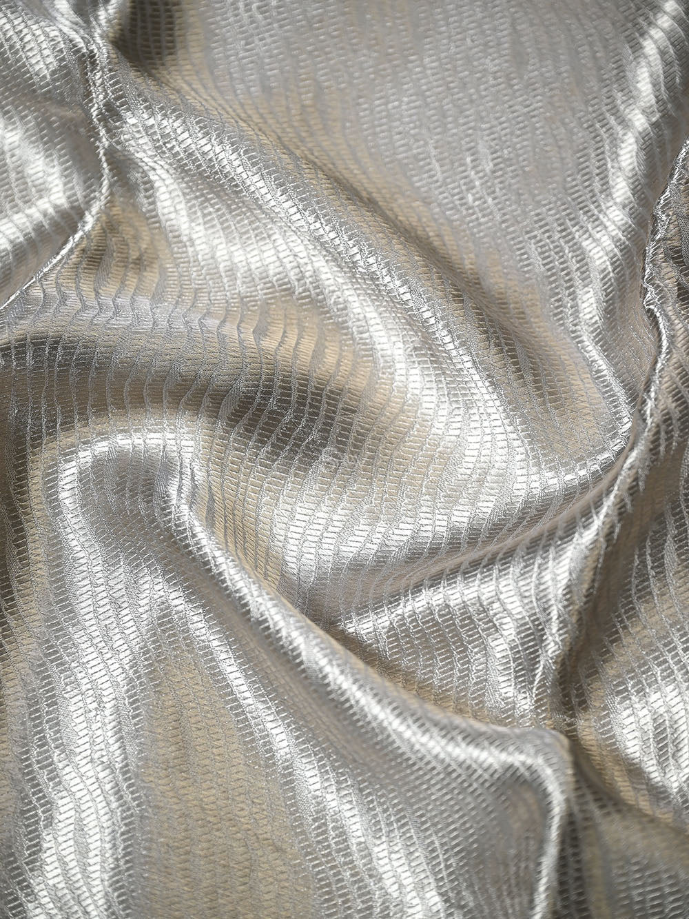 Pastel Sky-blue Tissue Brocade Handloom Banarasi Saree - Sacred Weaves