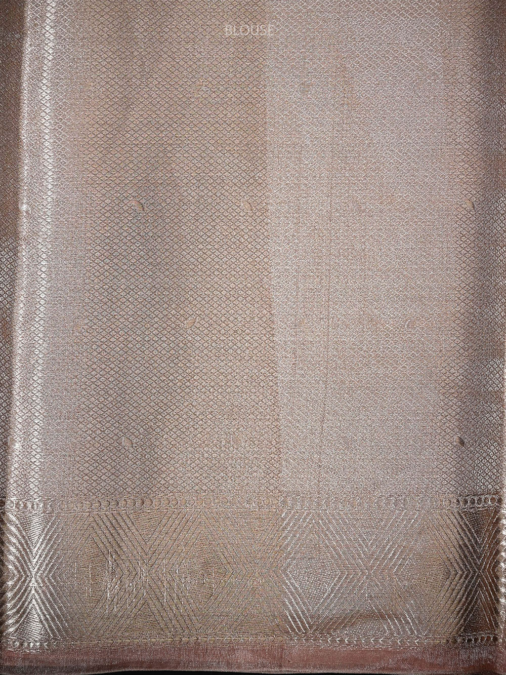 Pastel Pink Tissue Brocade Handloom Banarasi Saree - Sacred Weaves
