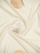 Cream Boota Satin Silk Handloom Banarasi Saree - Sacred Weaves