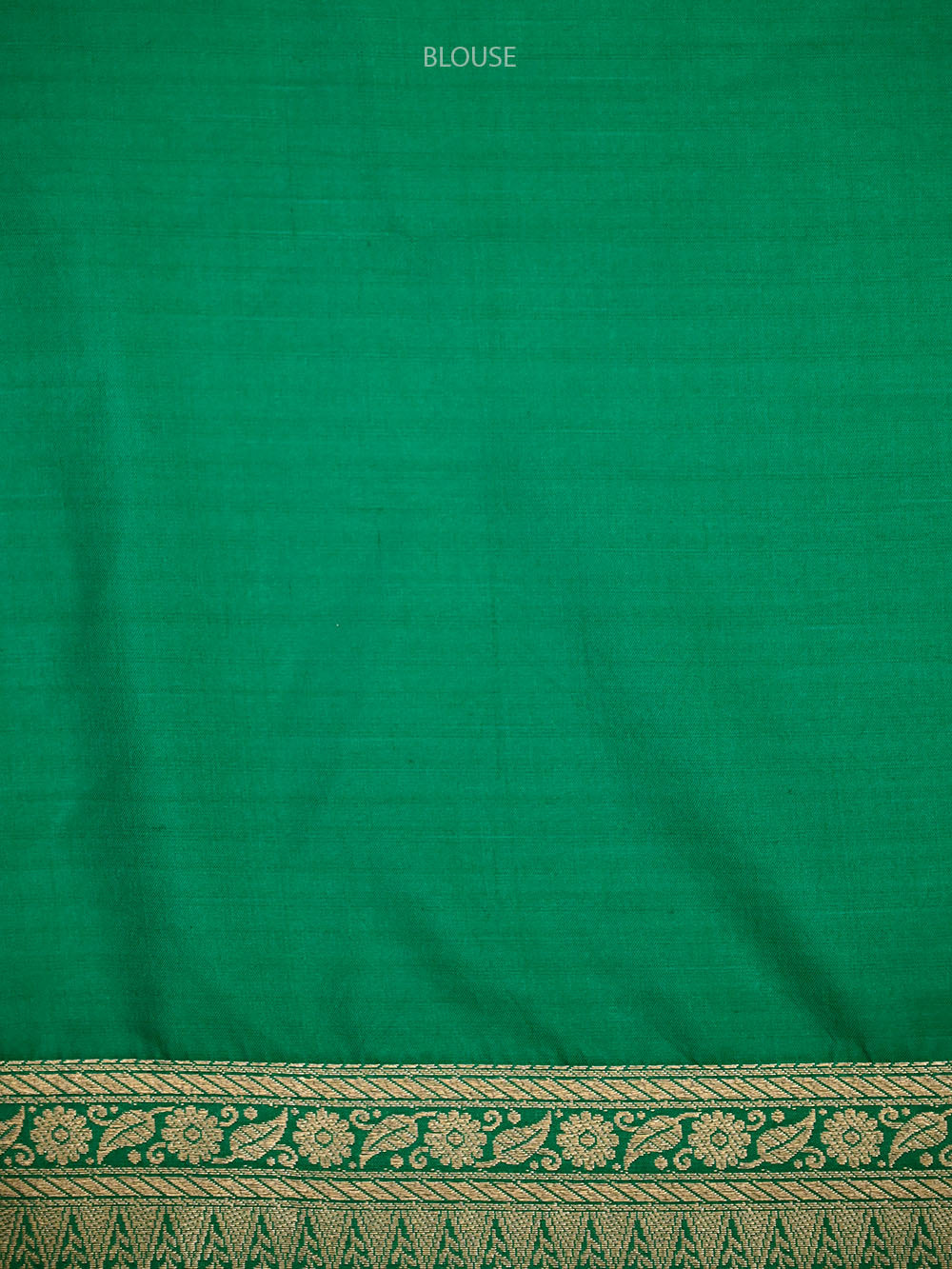 Bottle Green Floral Meenakari Silk Brocade Handloom Banarasi Saree - Sacred Weaves
